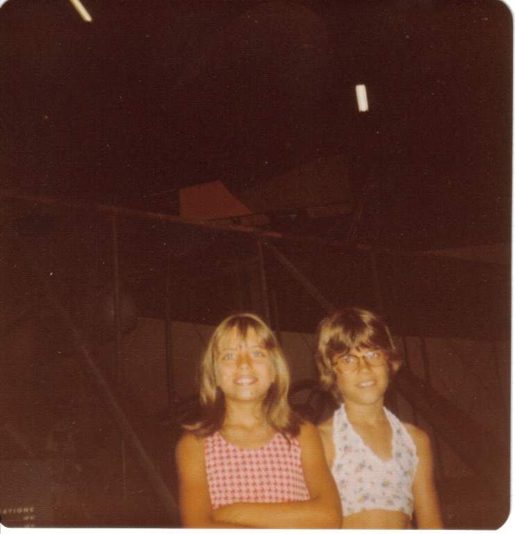 Me & Jenny Baldini on vacation in 1977